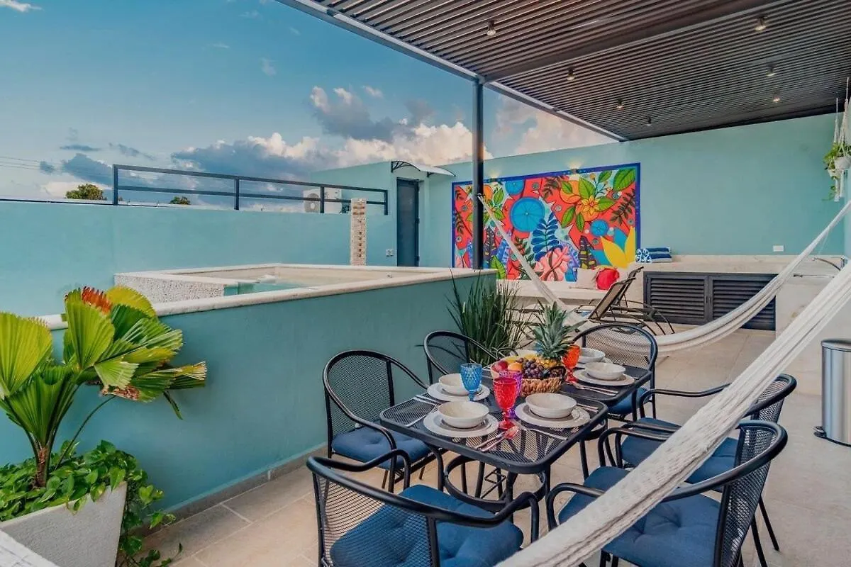 Rincon Del Cielo Rooftop With Glass Walled Pool Merida Mexico